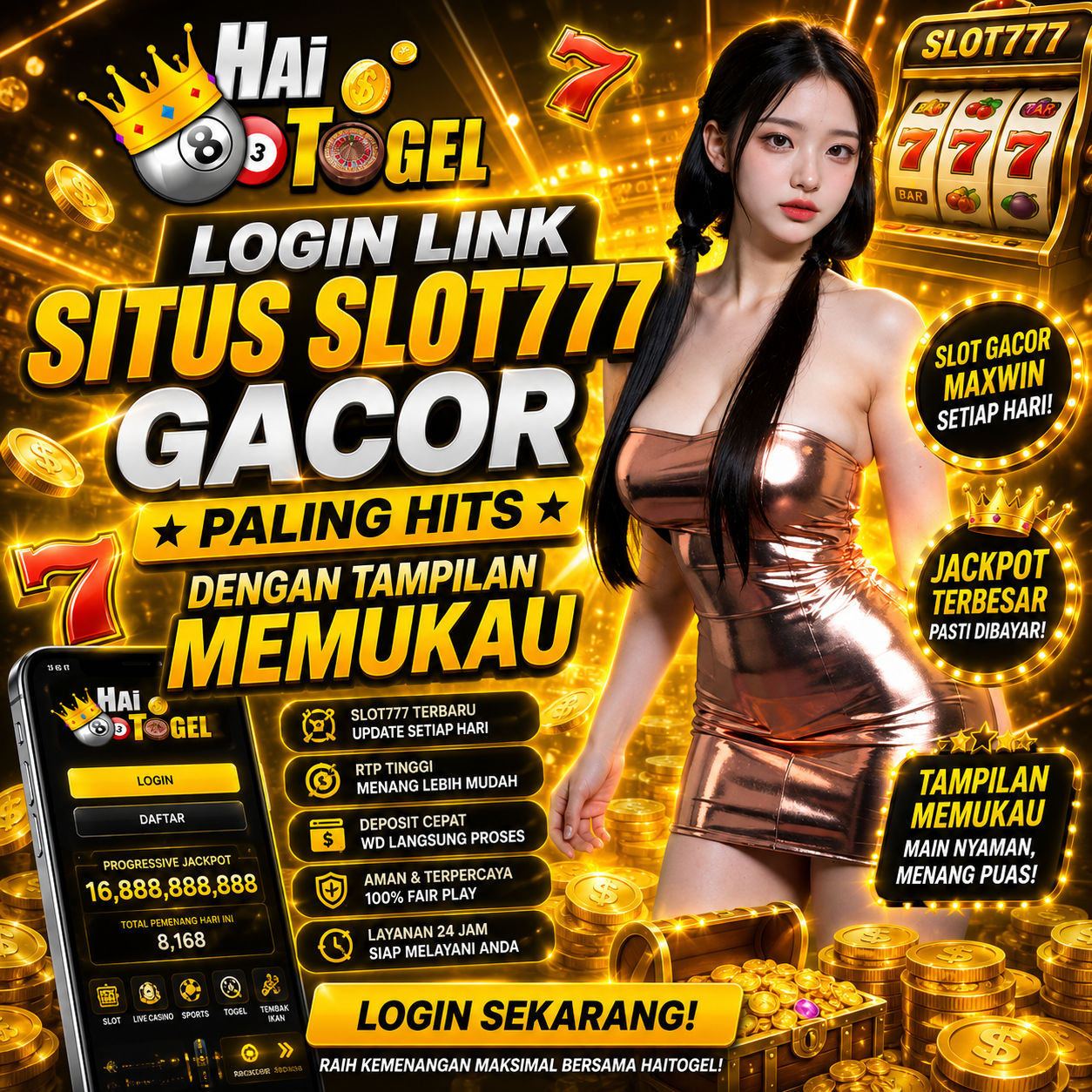 HAITOGEL Login Link Situs Slot777 Gacor Paling Hits Dengan Tampilan Memukau