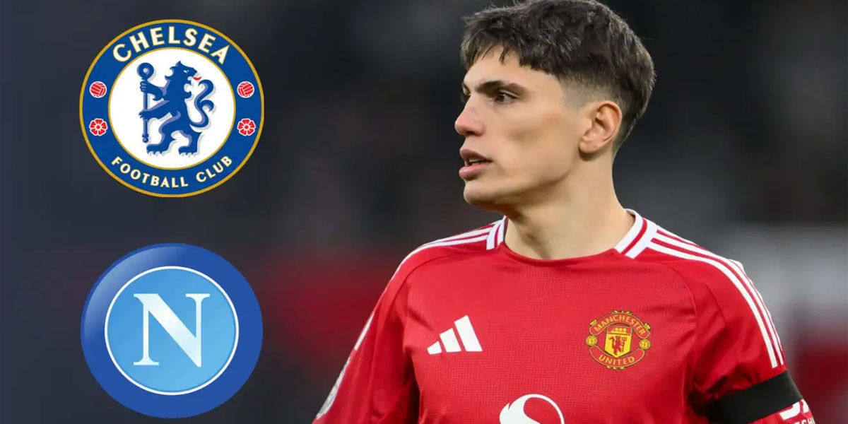 Duel Panas Chelsea dan Napoli, Persaingan Demi Dapatkan Alejandro Garnacho