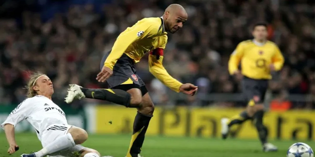 Momen Thierry Henry Mempermalukan Real Madrid di Santiago Bernabeu