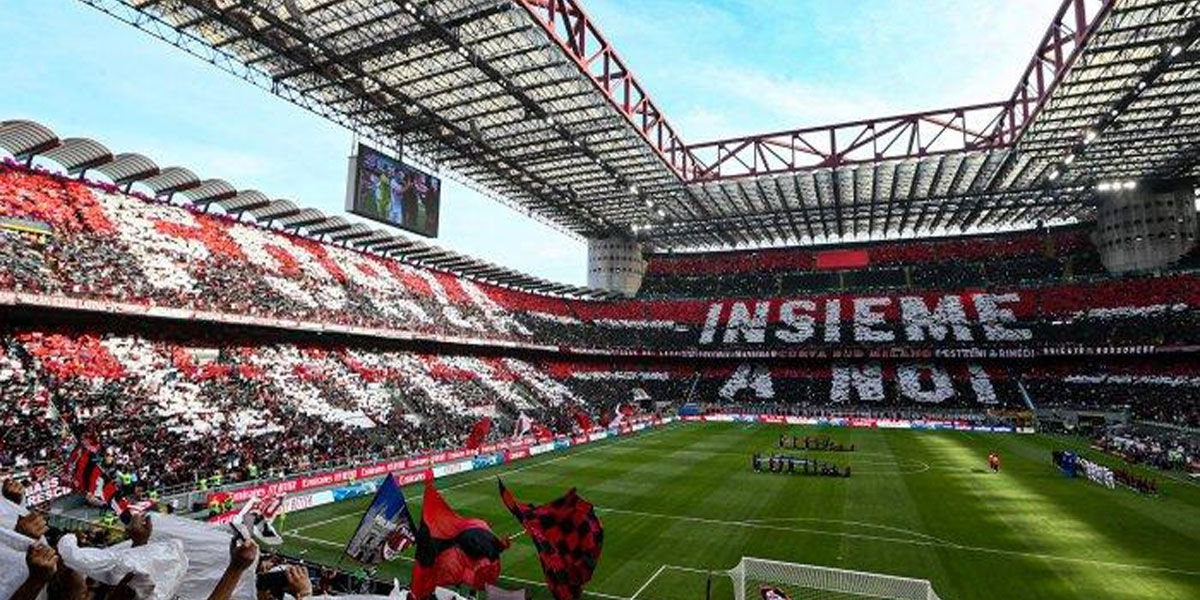 San Siro Tampak Sunyi pada Laga AC Milan vs Atalanta