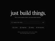 just build things