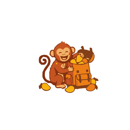 Monkey Eating Mango