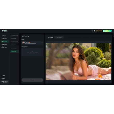 Vireel AI Photo to 4K