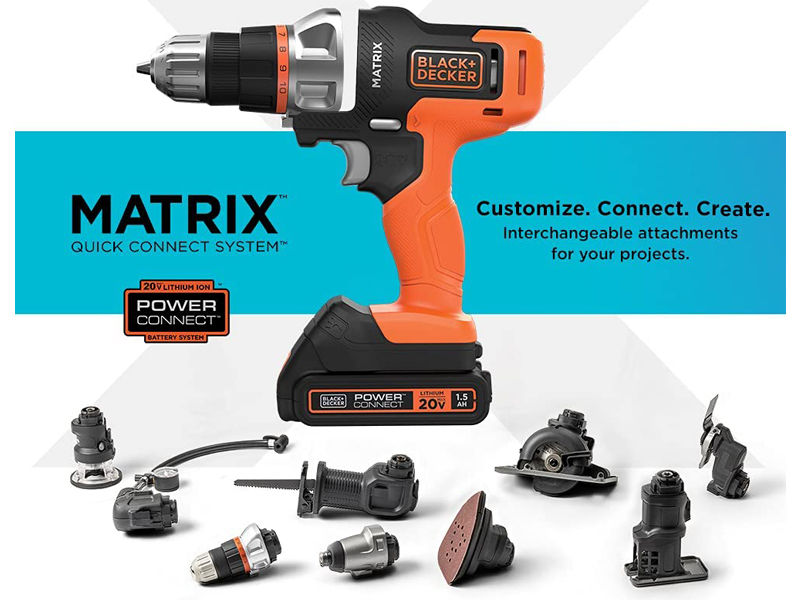 BLACK+DECKER Lithium-Ion Matrix Drill