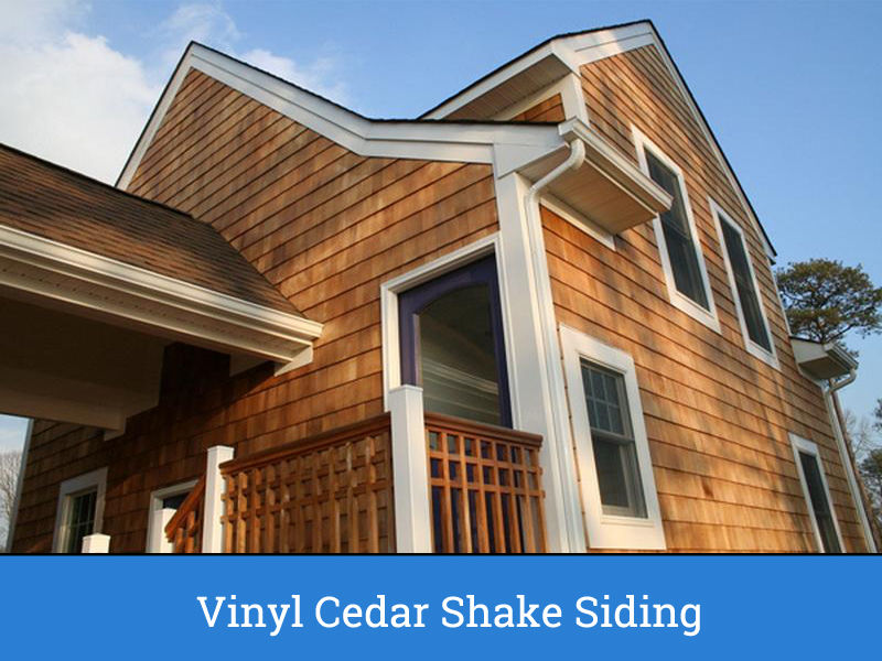 Vinyl Cedar Shake Siding
