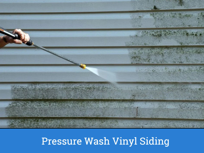 Pressure Wash Vinyl Siding