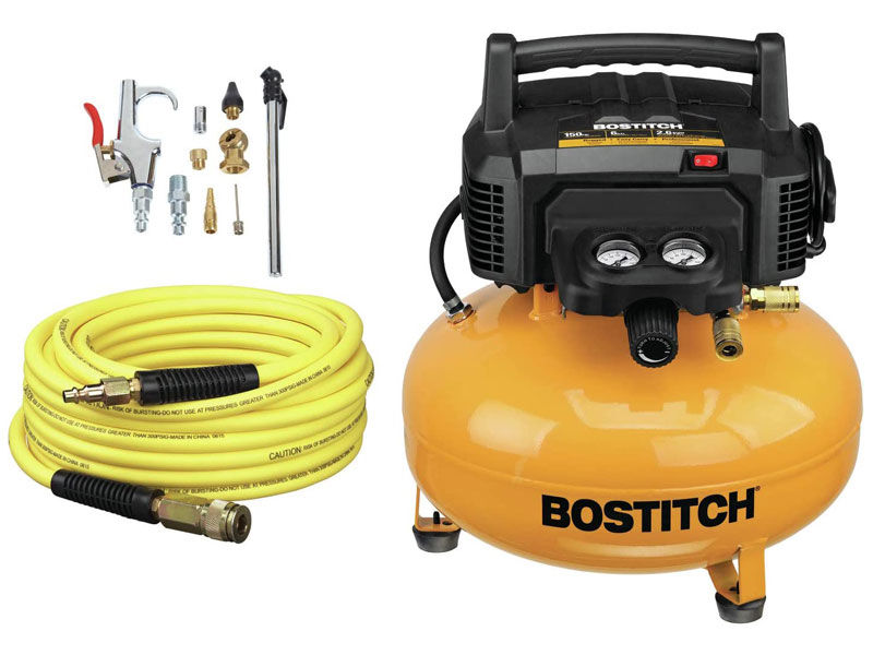 BOSTITCH BTFP02012-WPK Oil-Free 6-Gallon Compressor