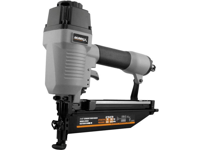 Top Rated Nail Guns Top 7 For 2024   Numax Sfn64 Finishing Nailer 