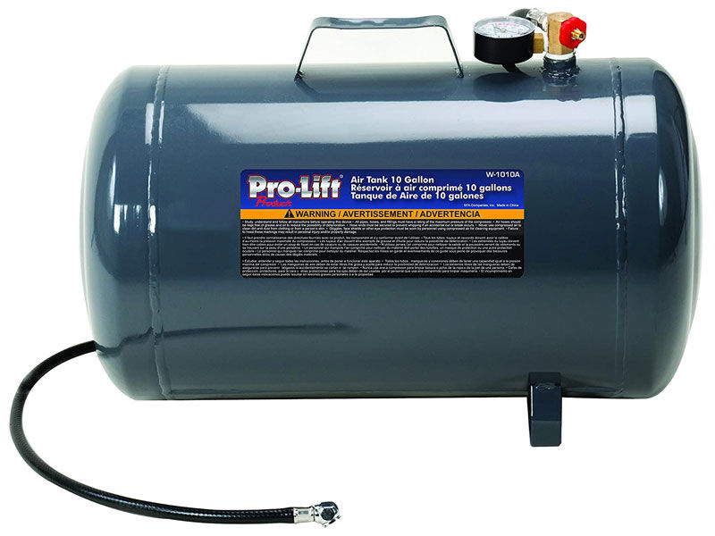 Pro-LifT W-1010A Grey 10-Gallon Air Tank Pro-LifT W-1010A Grey 10-Gallon Air Tank