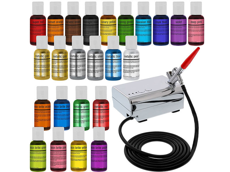 U.S. Cake Supply Cake Airbrush Decorating Kit