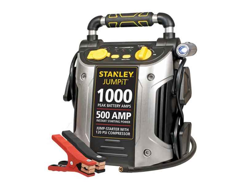 Stanley J5C09 1000 Peak Amp Jump Starter with Built in Compressor