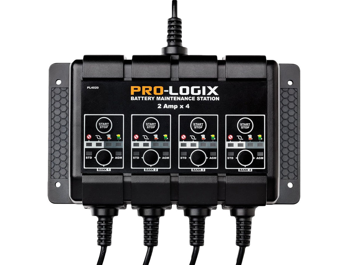 Clore PL4020 12V 4 Bank 8 Amp Battery Charger