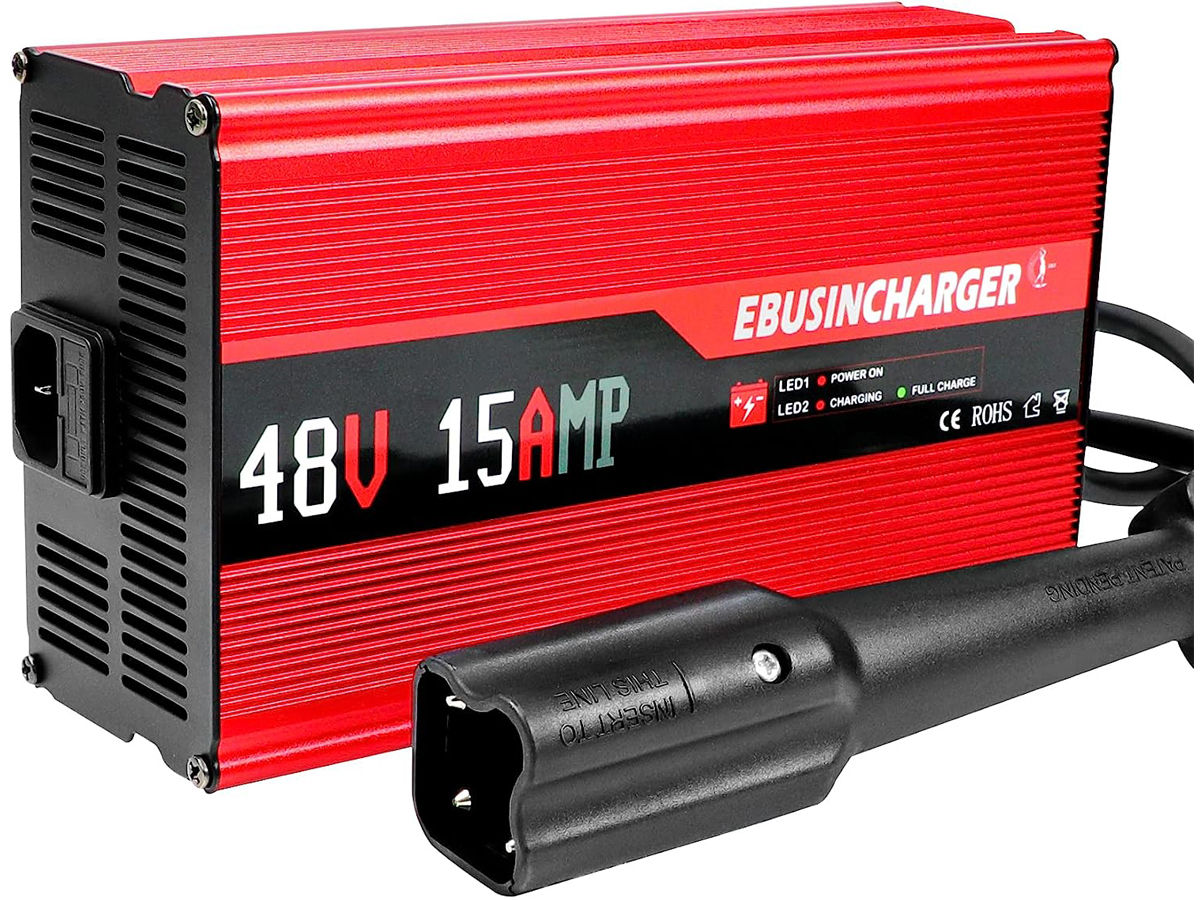 Ebusin 48 Volt 15A Battery Charger for Yamaha G29 Golf Carts
