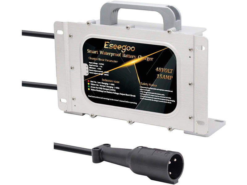 Eseegoo 48 Volt 15A Battery Charger for Club Car
