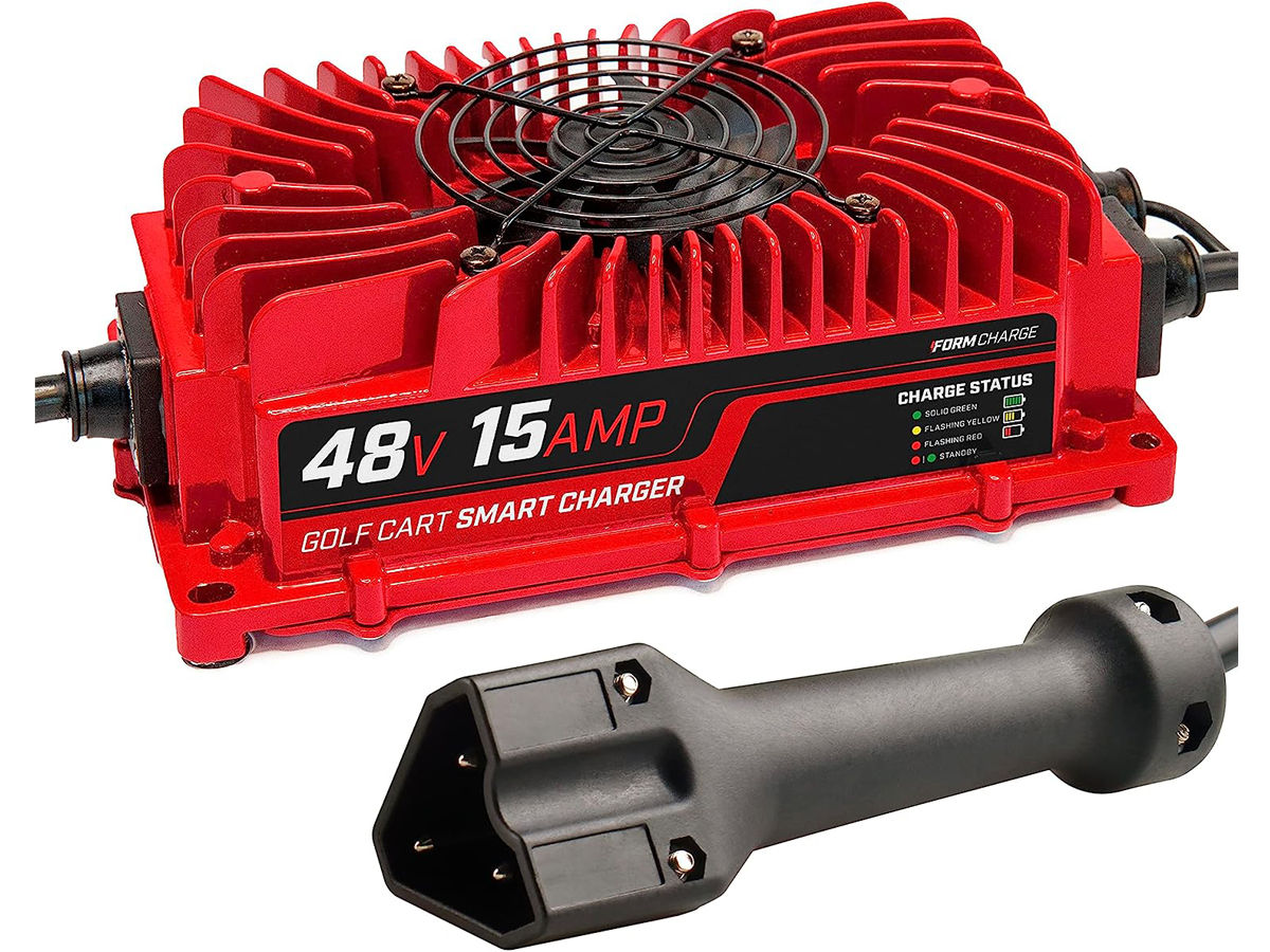 FORM 48 Volt 15 AMP Battery Charger for EZGO Golf Cart FORM 48 Volt 15 AMP Battery Charger for EZGO Golf Cart