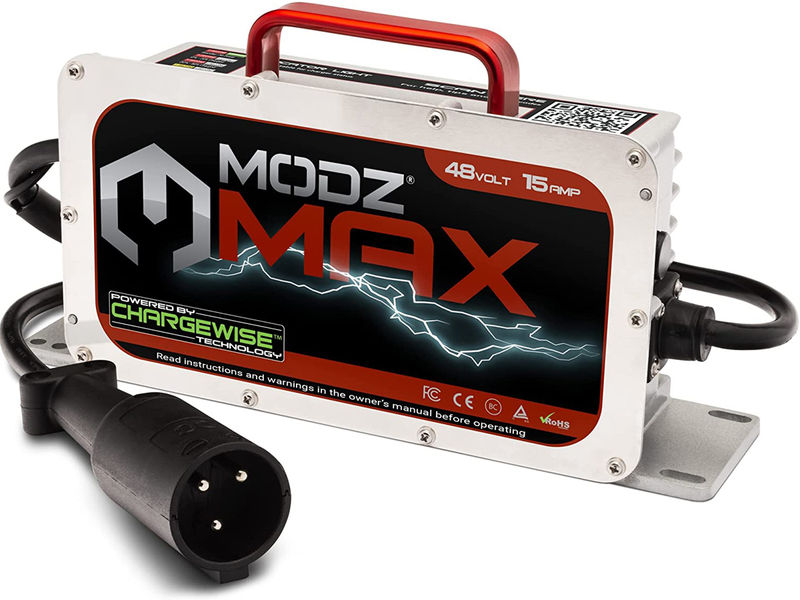 MODZ Max48 15A Battery Charger for AMP Club Car