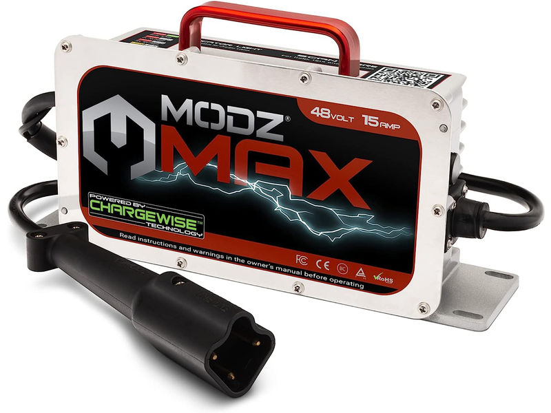MODZ Max48 15A Battery Charger for Yamaha G29 Golf Cart