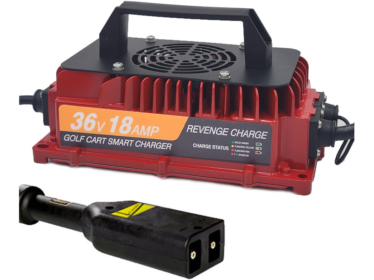 Revenge 36 Volt 18 Amp Battery Charger for EZGO TXT Golf Car Revenge 36 Volt 18 Amp Battery Charger for EZGO TXT Golf Car