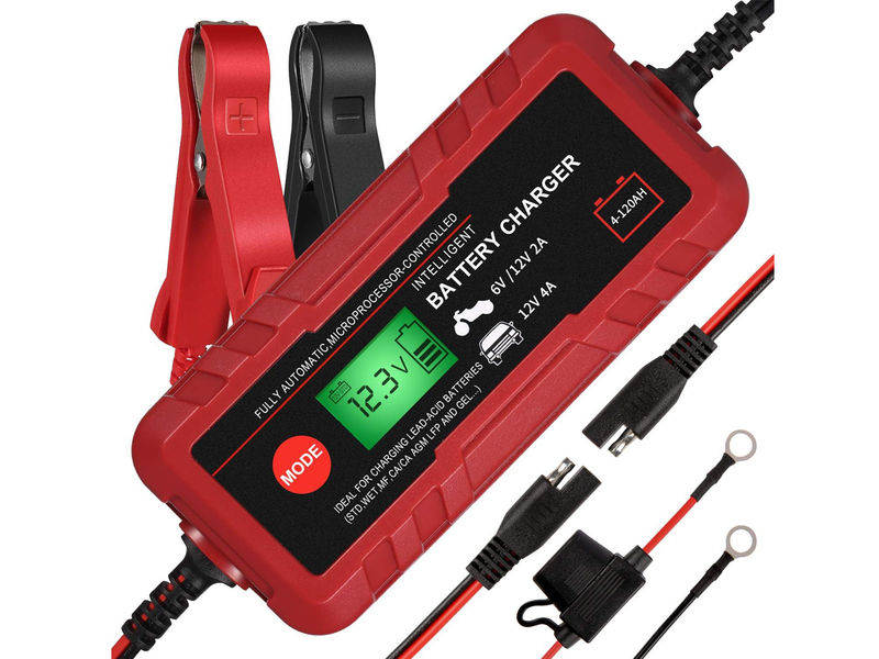 Sailnovo 6V-12V 4 Amp Battery Charger