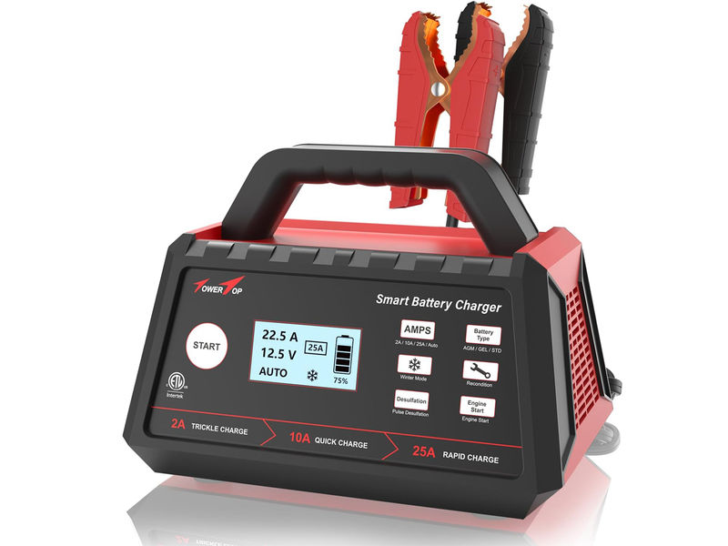 TowerTop 12V 25 Amp Battery Charger