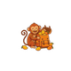 Monkey Eating Mango logo