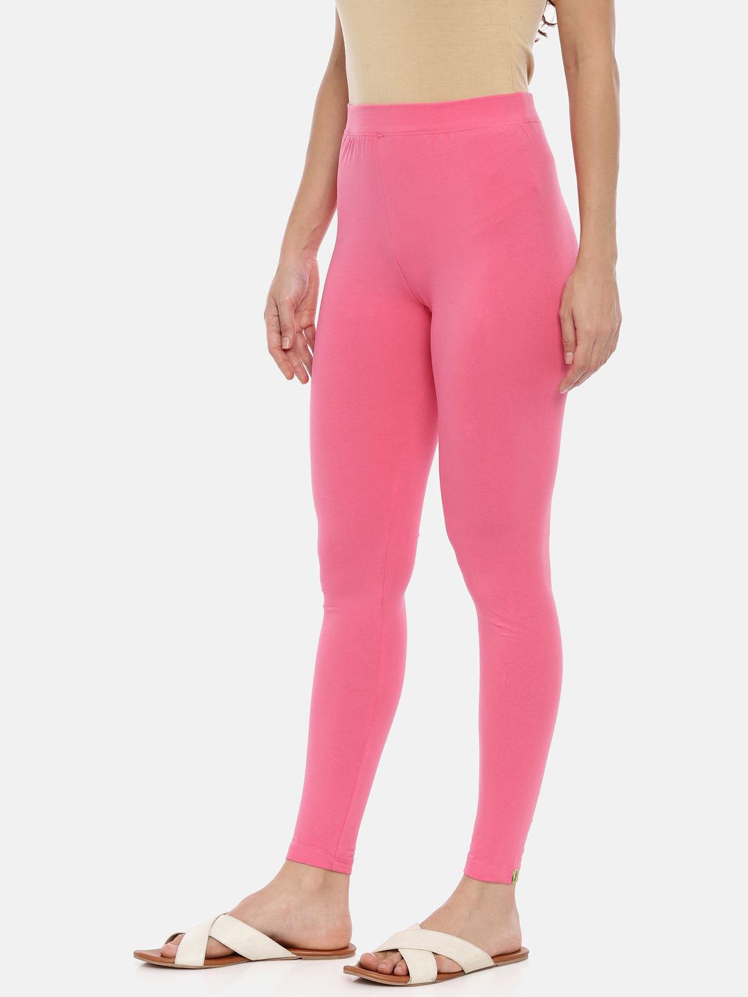 Buy Fablab Ankle Length Leggings for Women_Girl_Ladies_Cotton Lycra  (ALLCLS-160-10-12RPMOBBBlNbSbPu,Free  Size,RedPinkMaroonOrangeBrownBlackBlueNevyblueSkybluePurple.) Combo Pack of  10. Online In India At Discounted Prices