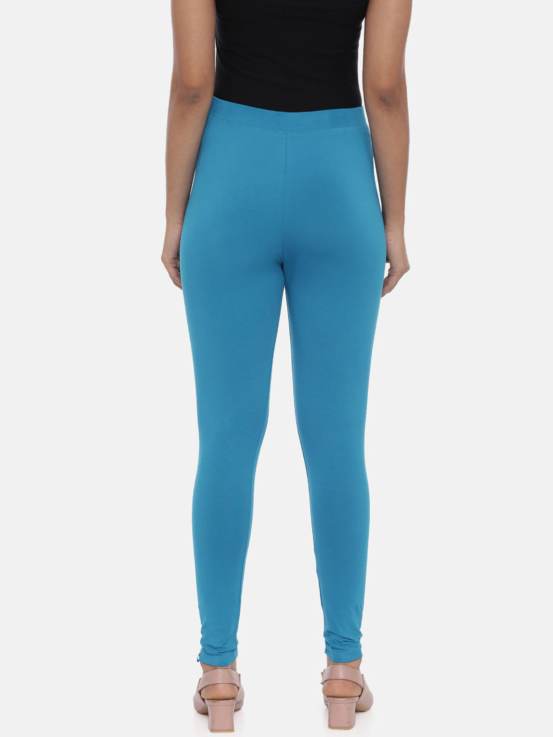 Womens Stretch Ankle Length Leggings-navy-s : Target