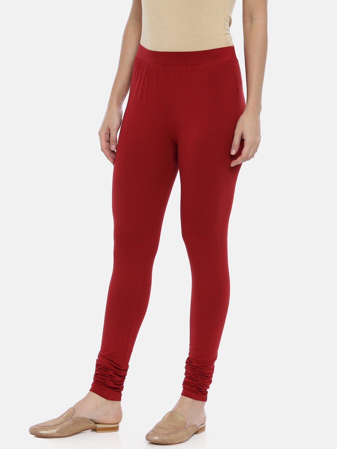 Maroon shop colour leggings