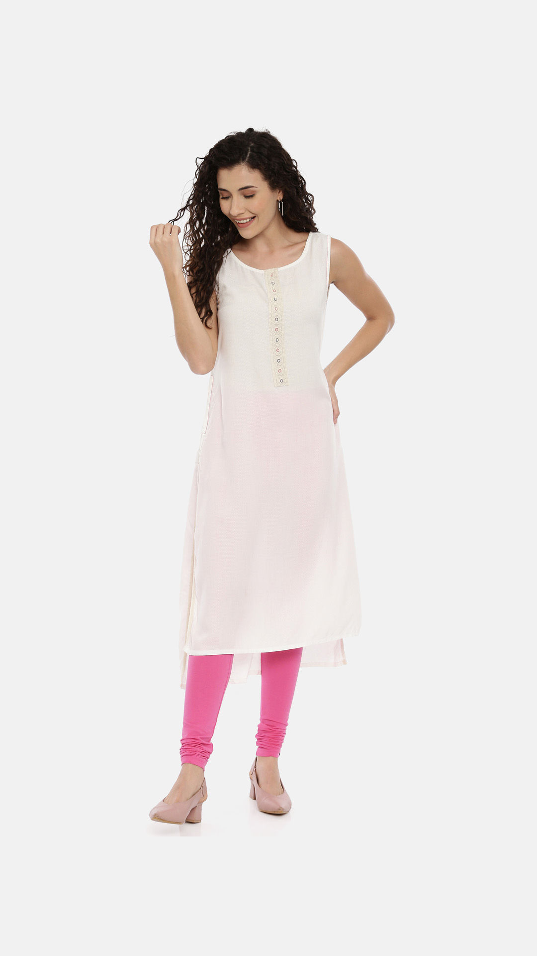 Buy SWIFFIN Dark Pink Free Size Churidar Length Cotton stretchable Premium  Leggings For Women CHU-LG09-DARK PINK Online at Best Prices in India -  JioMart.
