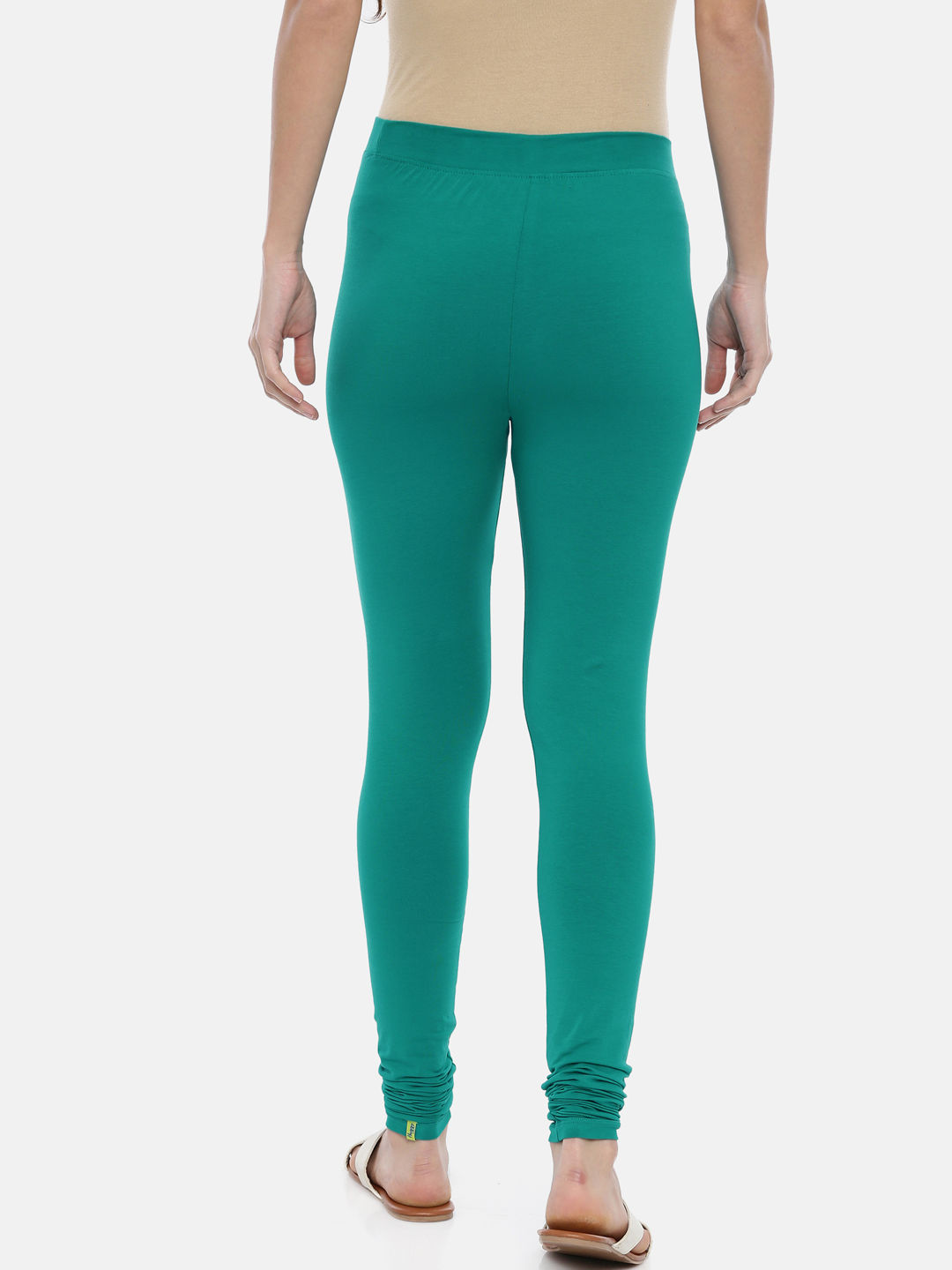 Shop Prisma's Tea Green Ankle Leggings for Ultimate Comfort