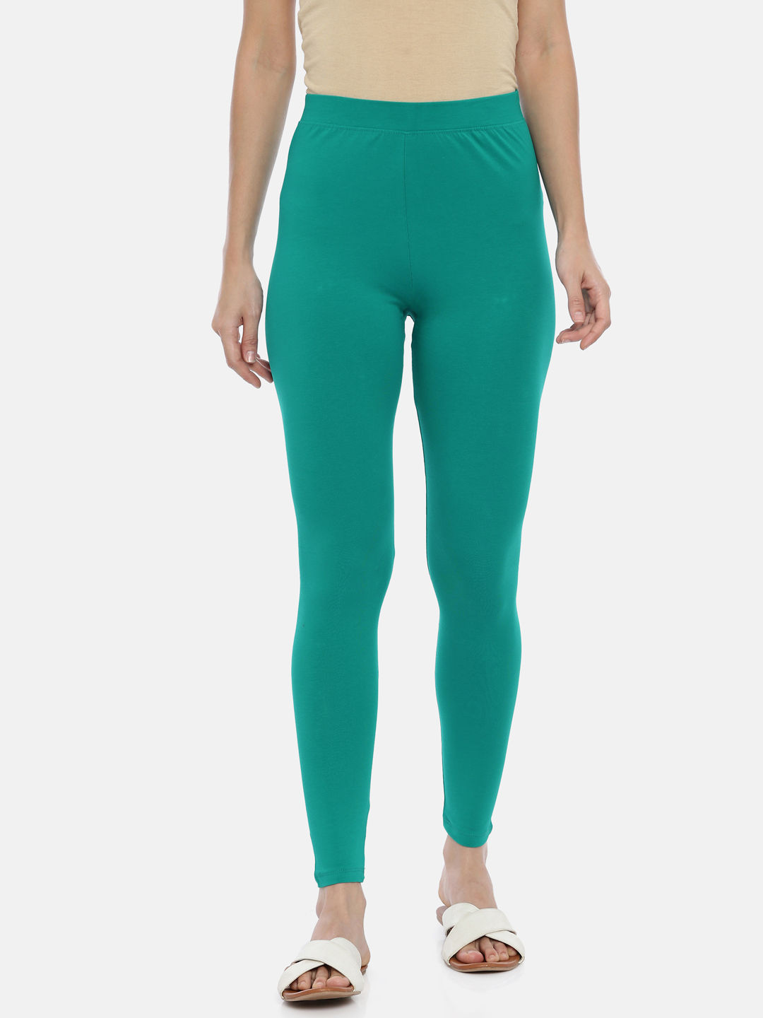 High Waist Fit Let Women''s Leggings Rama Green at Rs 125 in Nawada | ID:  24702273730