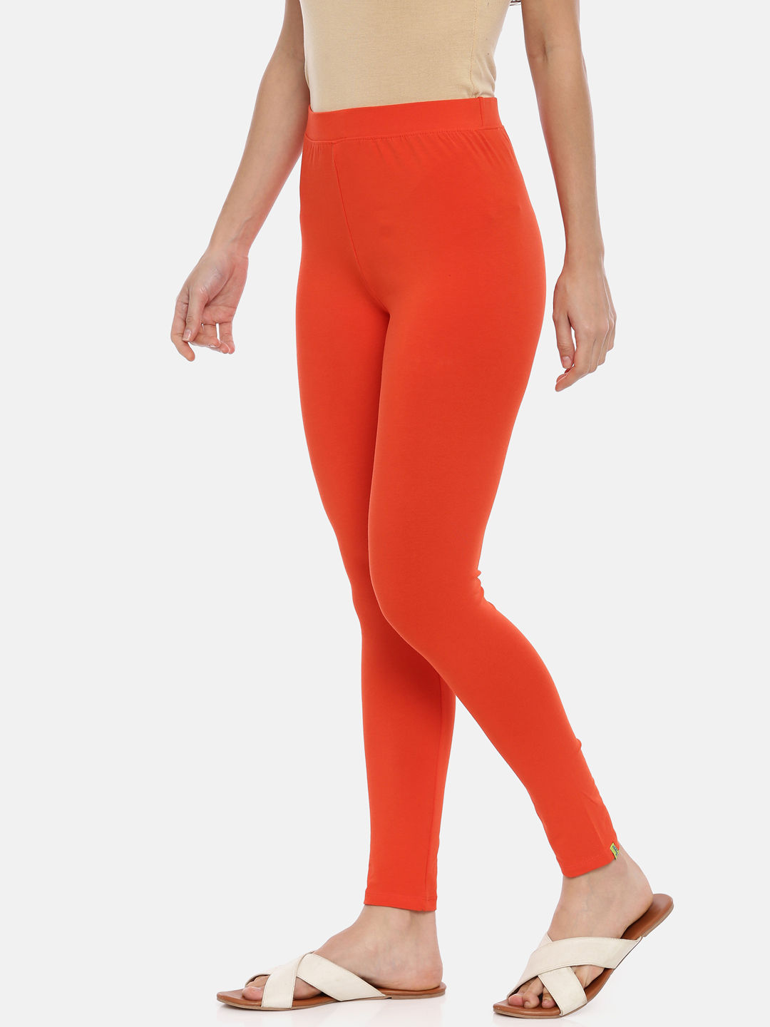 Buy W Orange Ankle Length Leggings - Leggings for Women 1468043 | Myntra