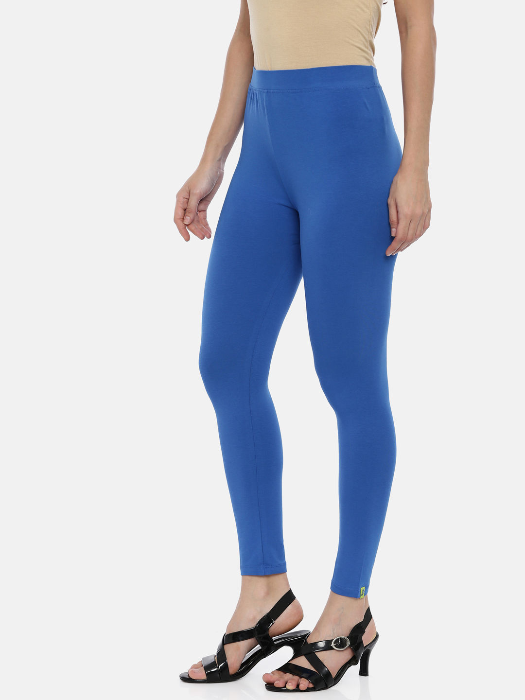 Buy Bloom Blue Leggings for Women by BLISSCLUB Online | Ajio.com