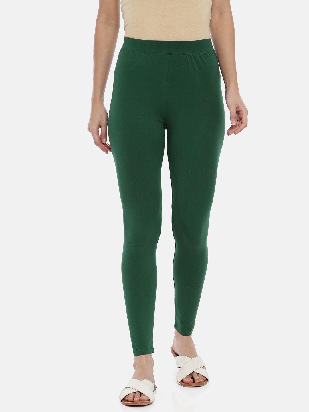 Buy online Bottle Green Melange Tights from Bottom Wear for Women by Clovia  for ₹809 at 69% off | 2024 Limeroad.com