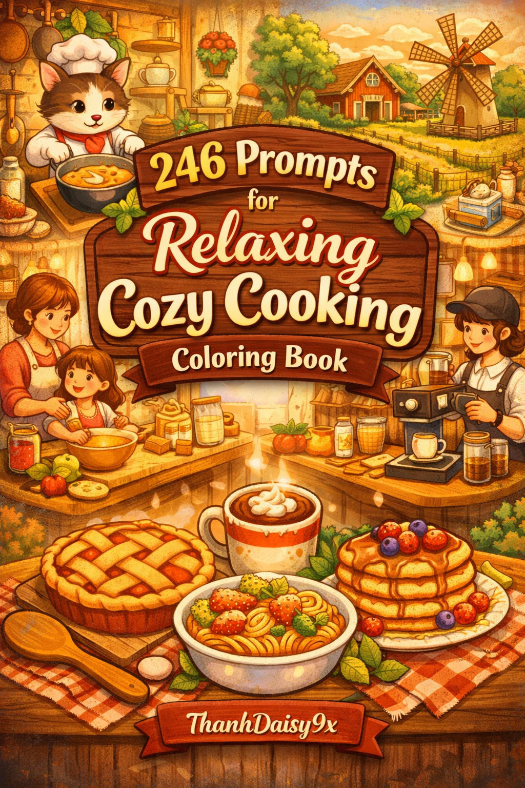 246 Prompts for Relaxing Cozy Cooking Coloring Book: A Real-World Review After Testing It Myself