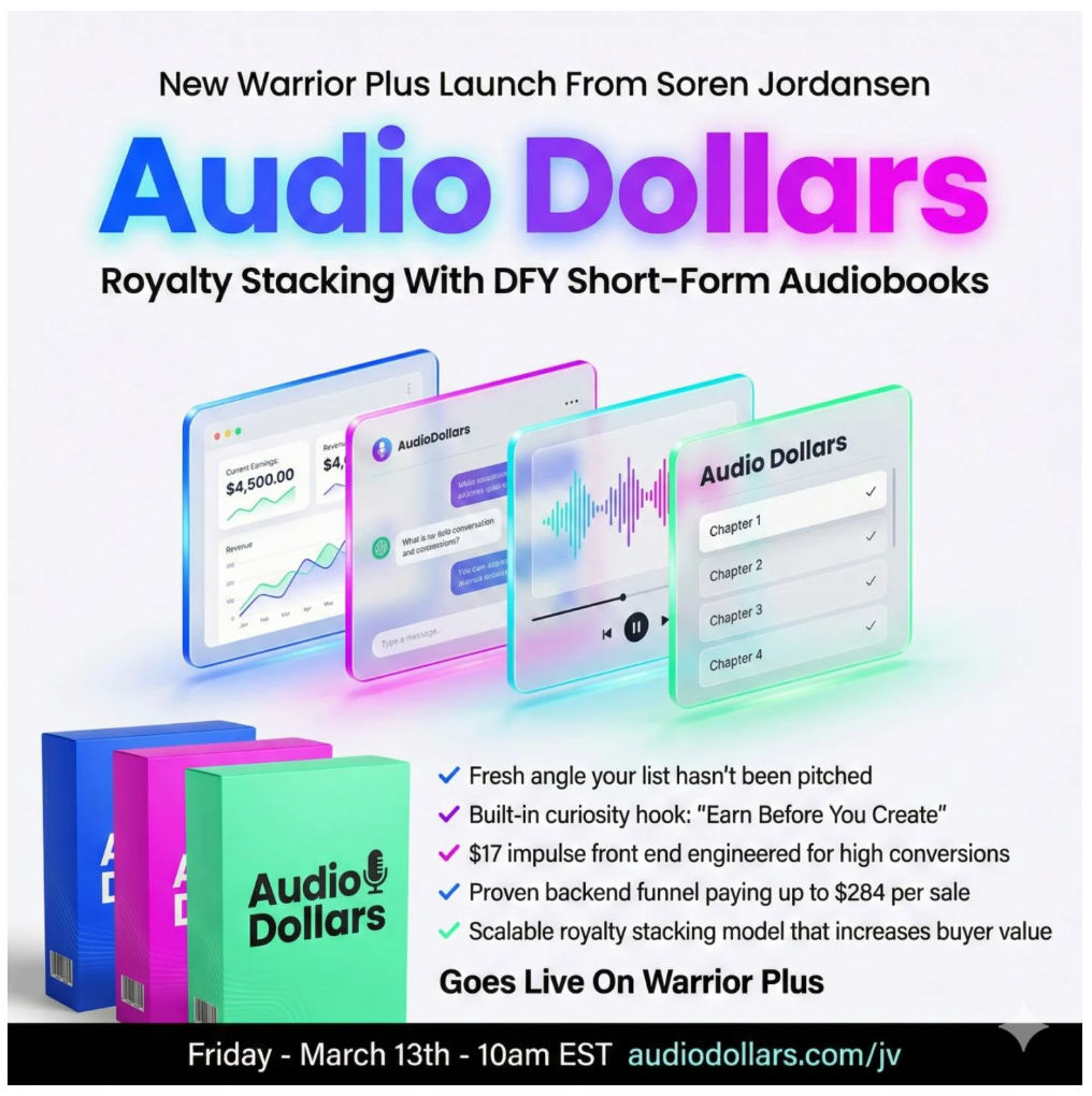 I Tested Audio Dollars: The $27 System That Turns Free AI Into Passive Audiobook Royalties (Honest Review)