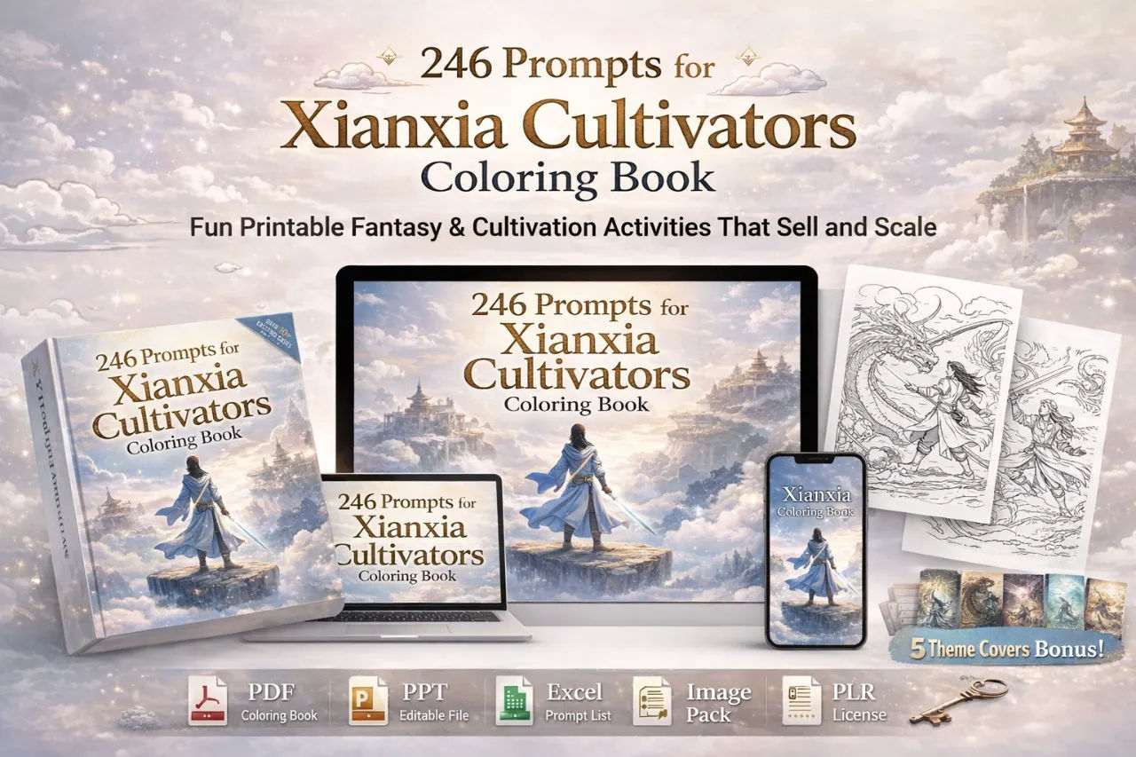 246 Prompts for Xianxia Cultivators Coloring Book: An Honest Review After Testing Every File