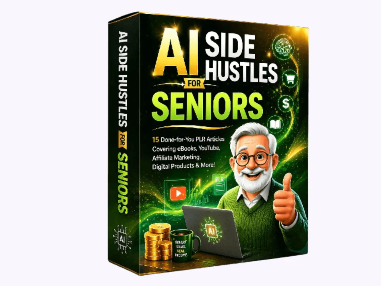 I Don't Usually Review PLR Packs. But This $7 AI Side Hustles For Seniors Changed My Mind.