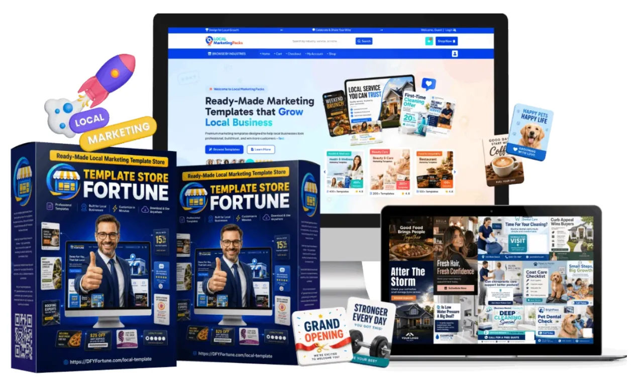 Local Template Store Fortune Review: A Practical Shortcut for Selling Marketing Templates to Local Businesses