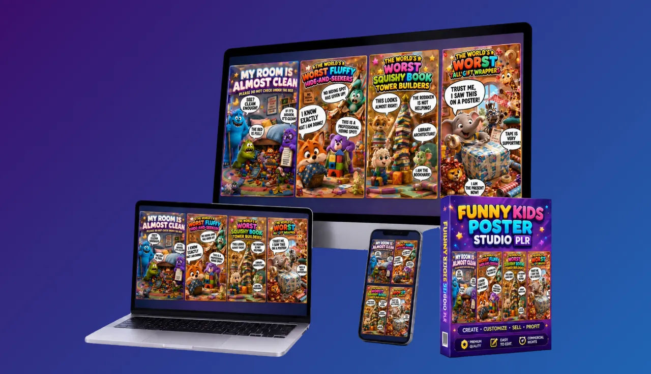 I Tested Funny Kids Poster Studio PLR for 7 Days – Here’s My Honest Review