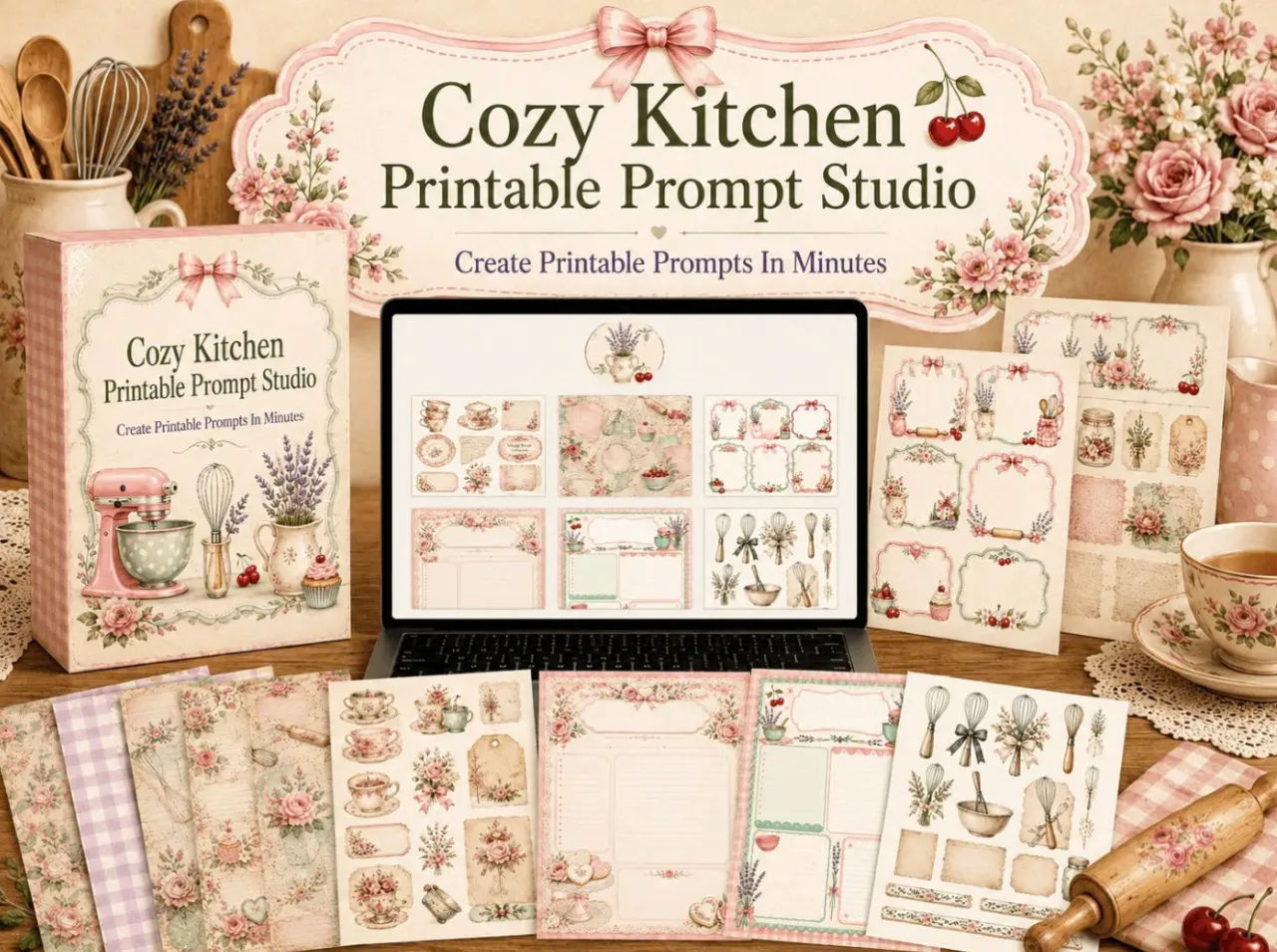 Cozy Kitchen Printable Prompt Studio Review: The Prompt System That Finally Solved My Printable Artwork Bottleneck (After 2 Years of Wasted Generations)