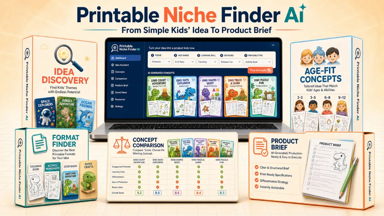 Printable Niche Finder AI Review: Stop Guessing, Start Briefing