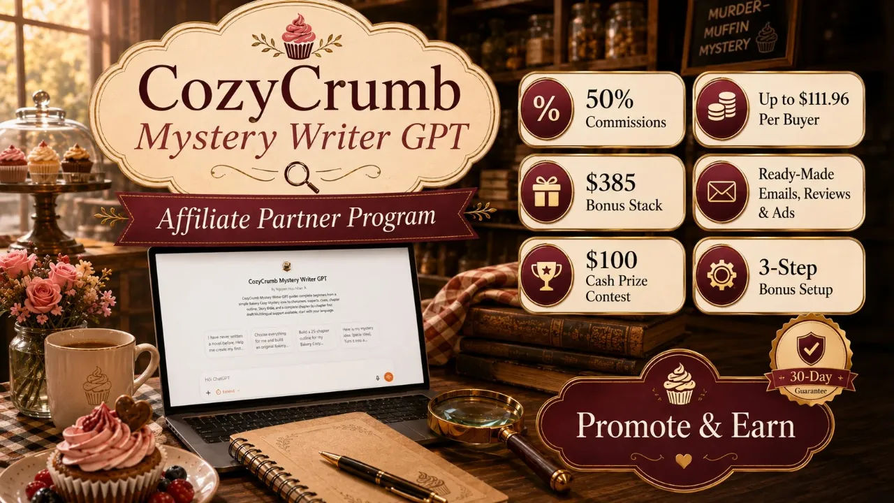 CozyCrumb Mystery Writer GPT Review: From Blank Page to Draft