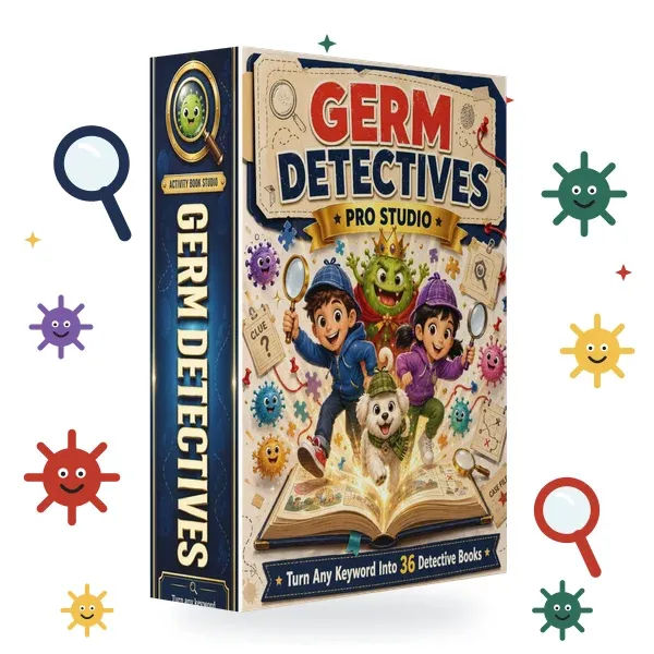 Germ Detectives Studio Review: One Keyword, One Finished Kids Book