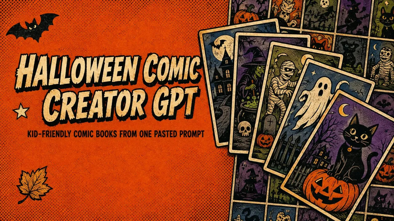 Halloween Comic Creator GPT Review: Does It Fix AI Character Drift?