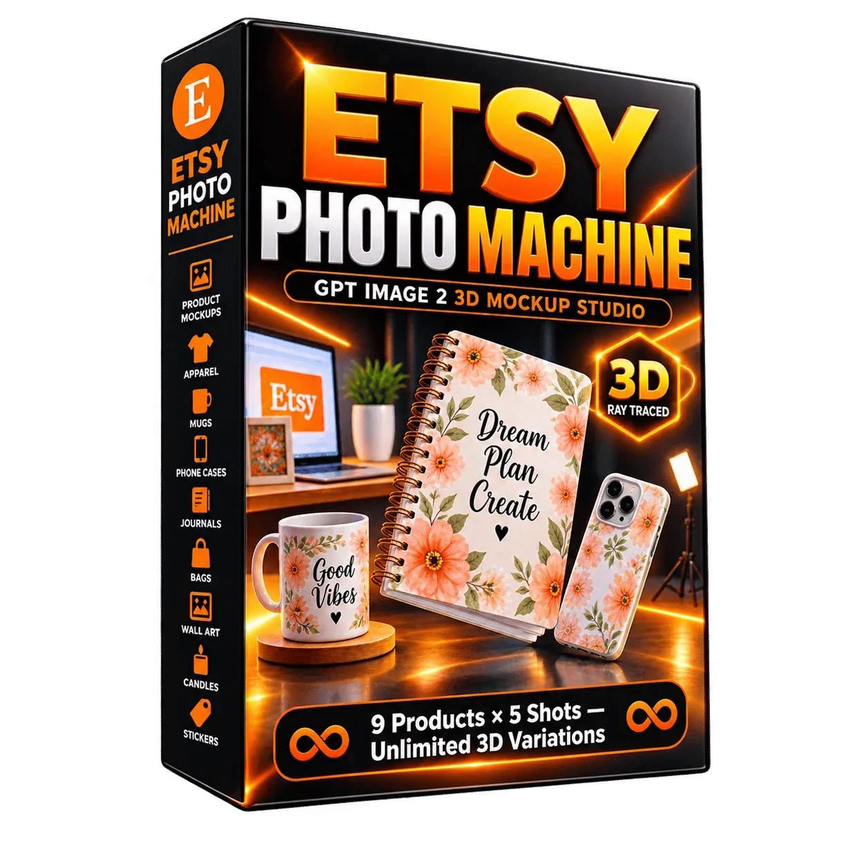 1$ Etsy Photo Machine Review: A Dollar for 3D Mockup Prompts