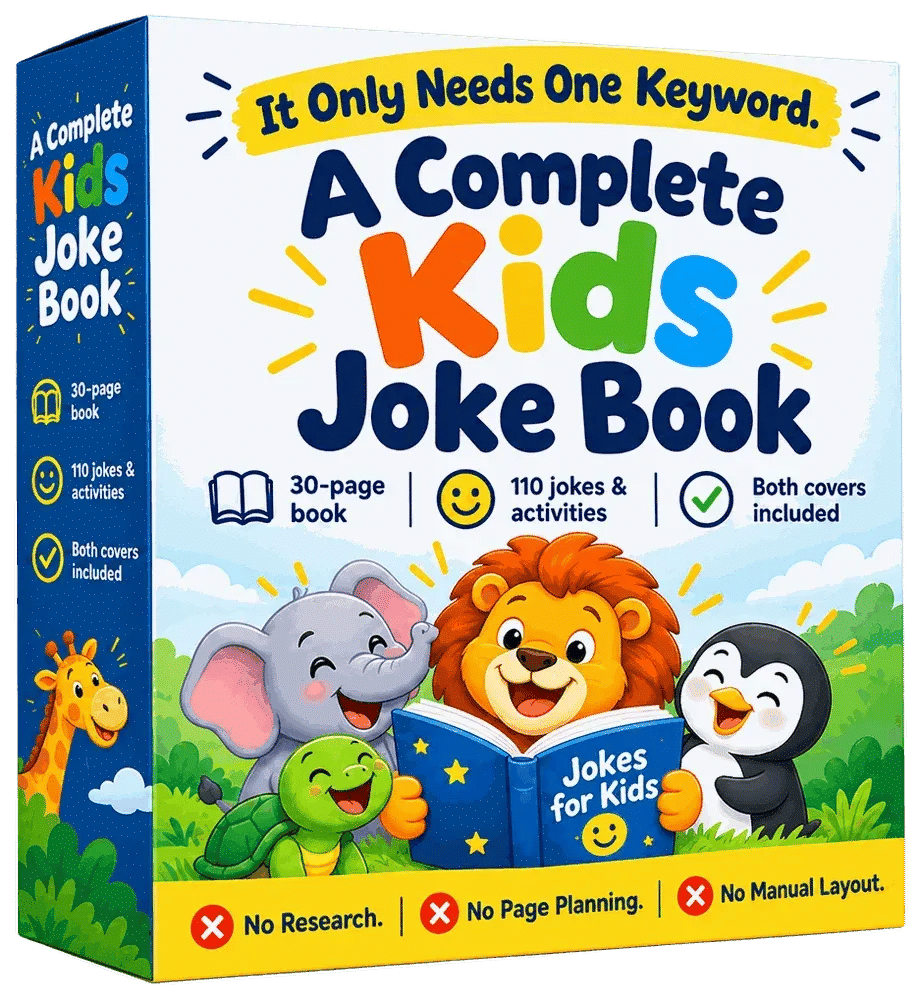 GiggleDeck Review: One Keyword, One Kids Joke Book