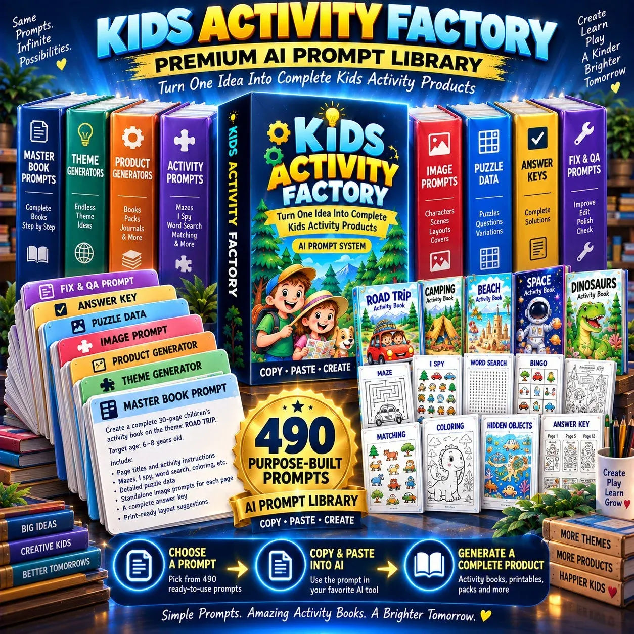 Kids Activity Factory Review: 490 Book Prompts for $17