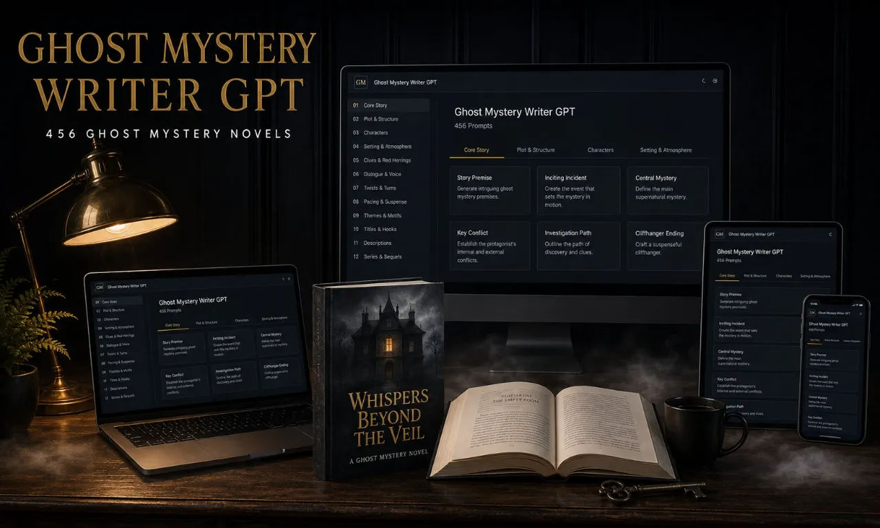 Ghost Mystery Writer GPT Review: 456 KDP Novels?