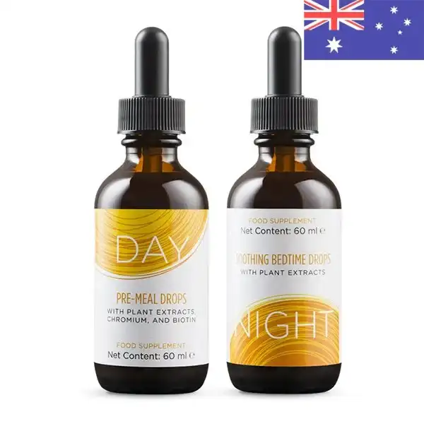 Slenderiiz Day & Night Drops - Best Homeopathic Weight Loss Drops (Australia)